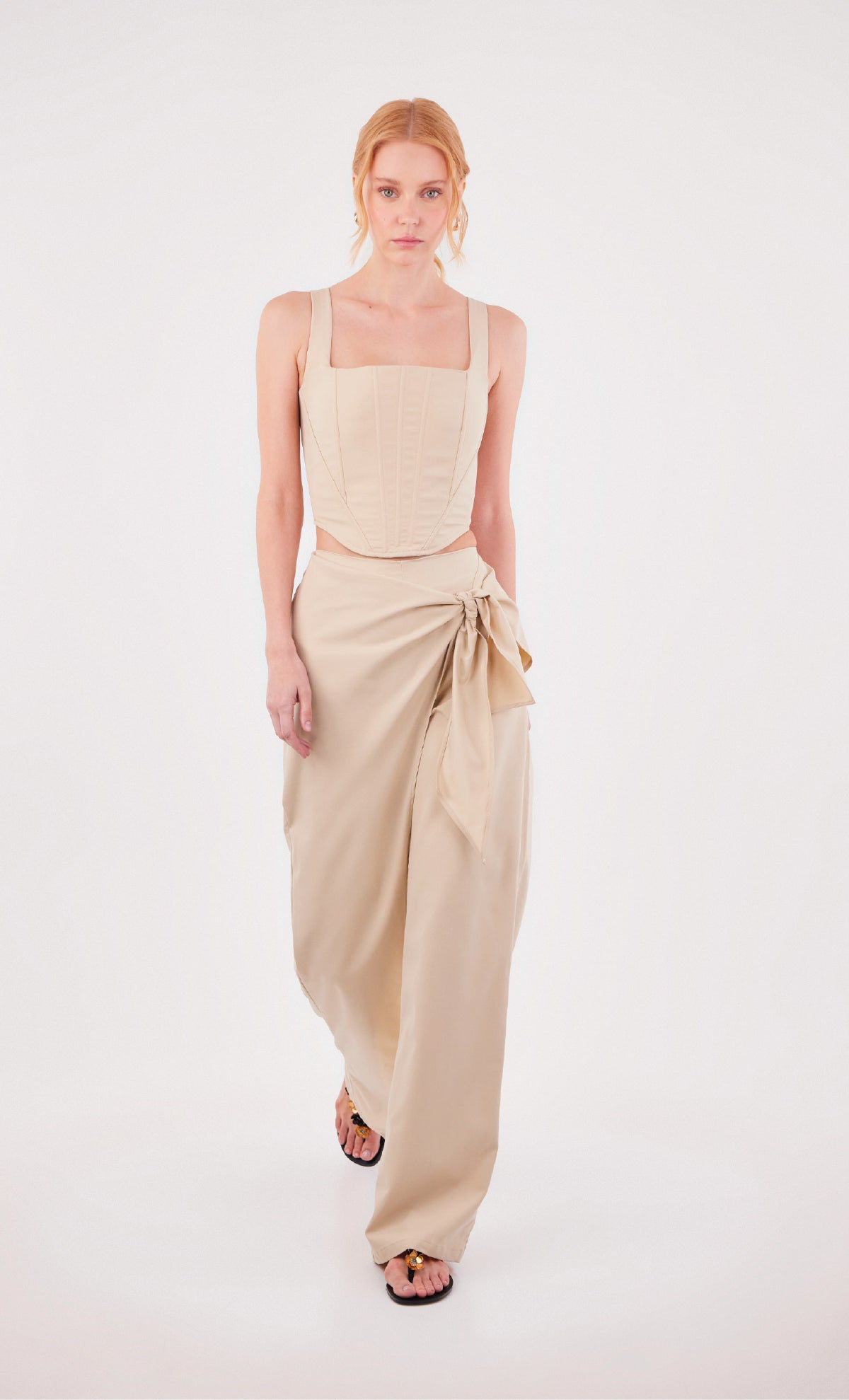 Crop Top Tritoma Sand