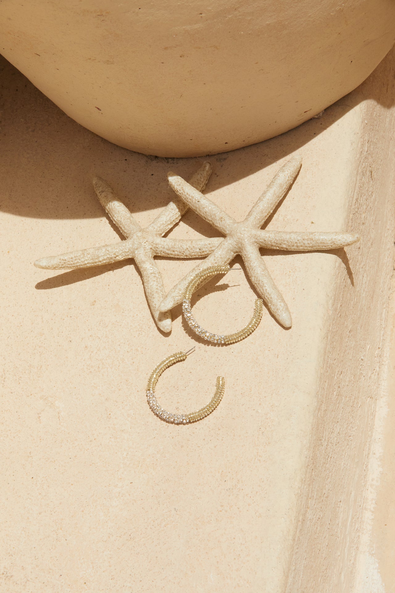 Sardinia Silver Hoops