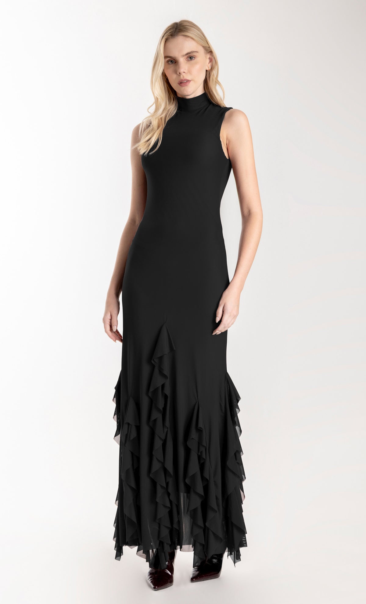 Vestido largo Aneta Black