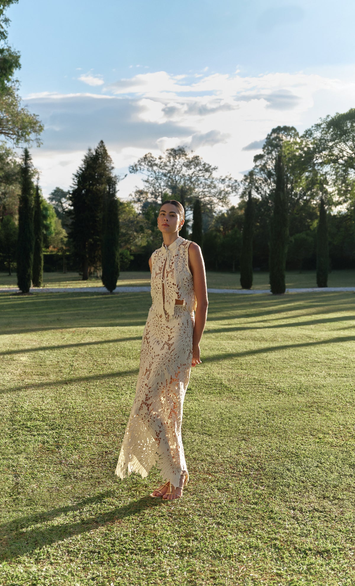 Falda larga Lantana Butter