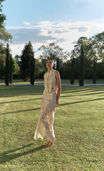 Falda larga Lantana Butter