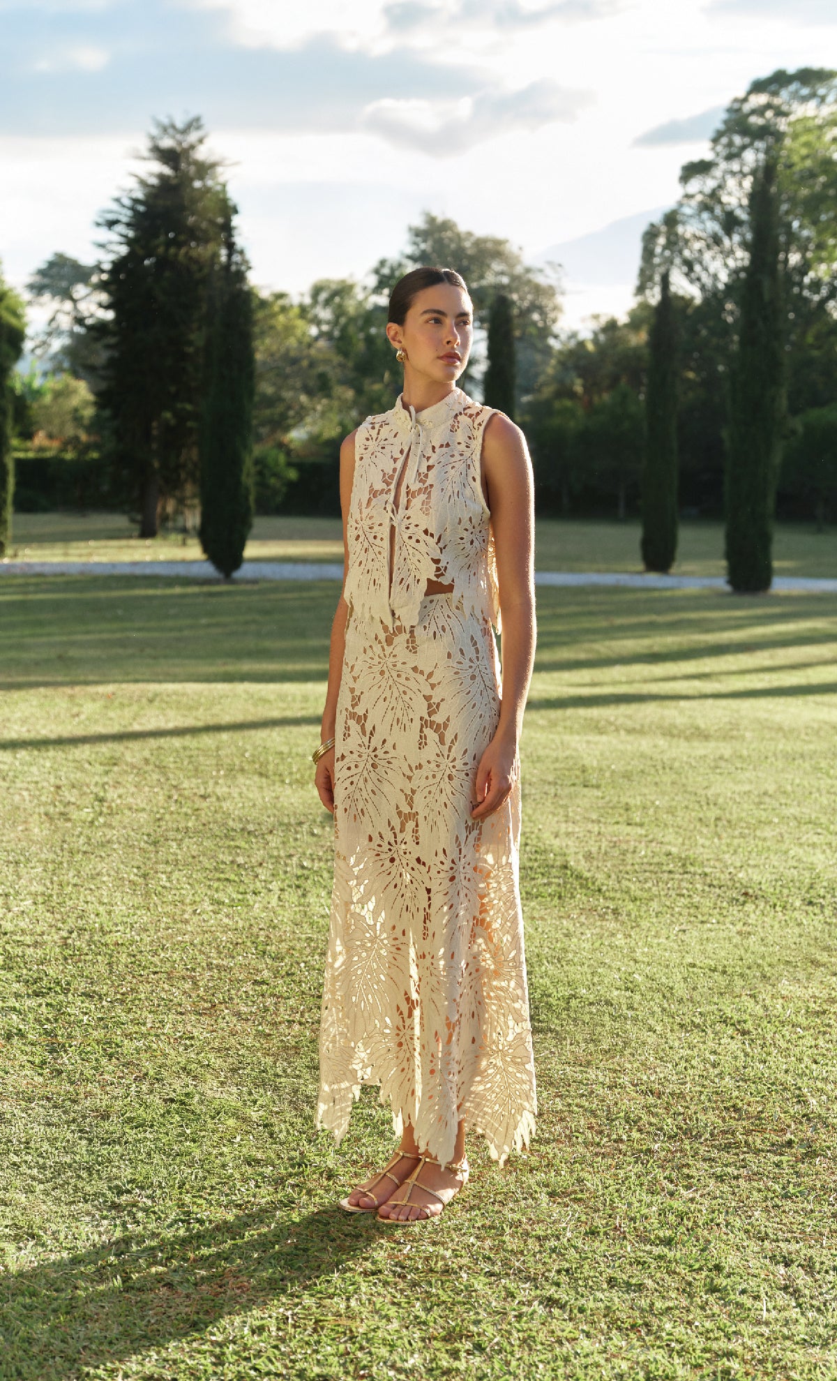 Falda larga Lantana Butter