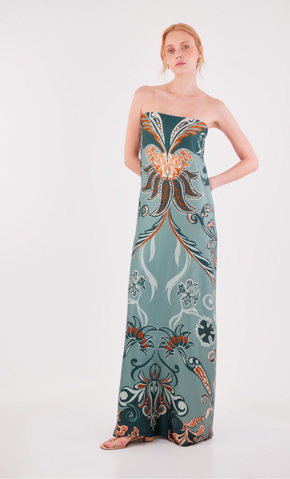 Vestido largo Solanum Tiles