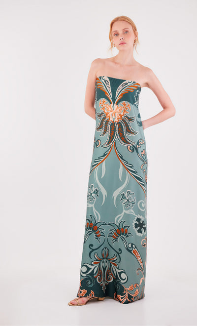 Vestido largo Solanum Tiles