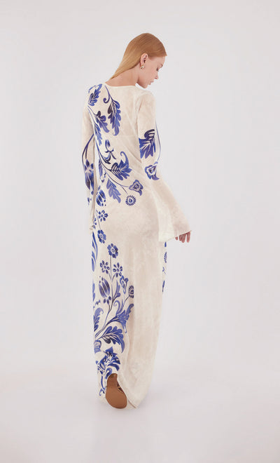 Vestido largo Venomous Blue