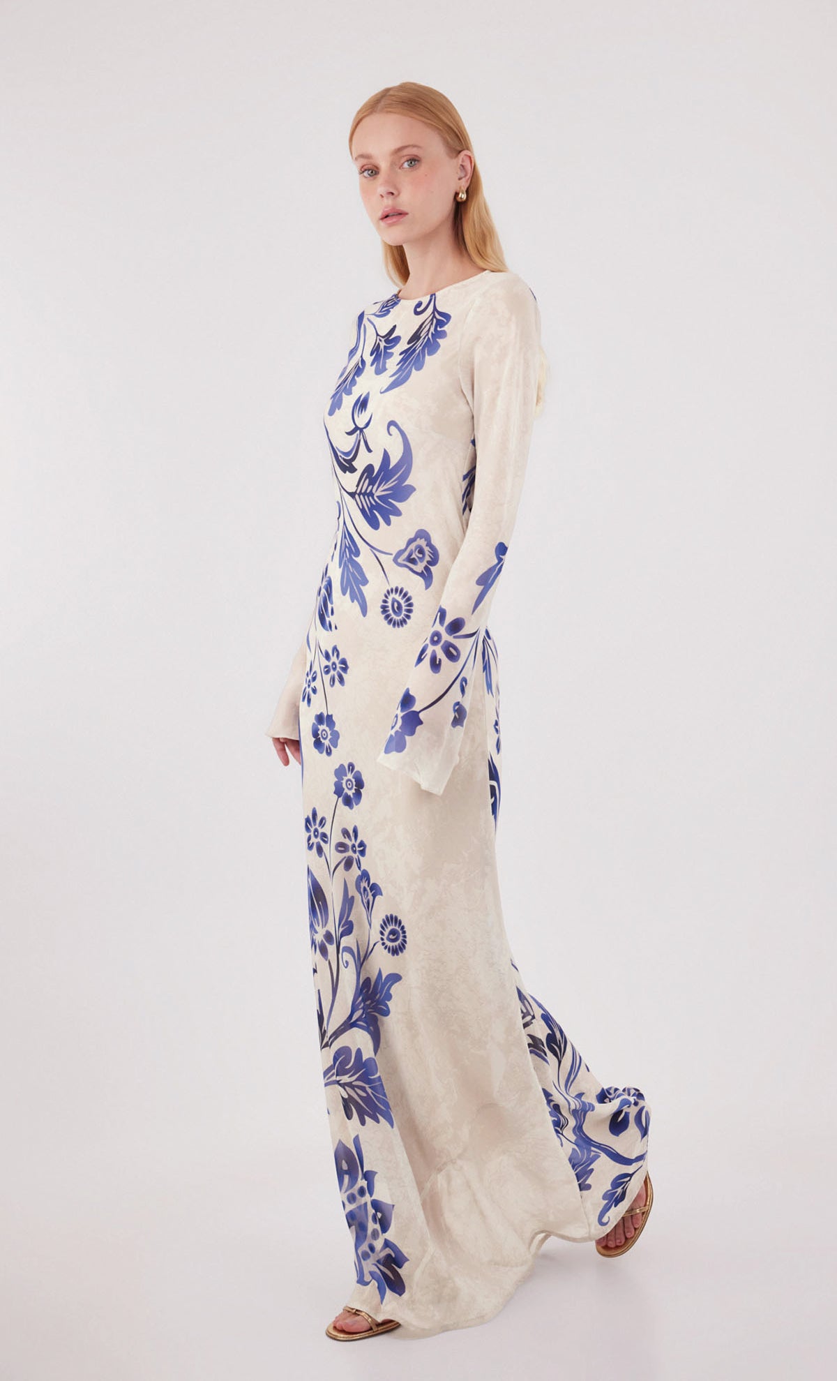 Vestido largo Venomous Blue