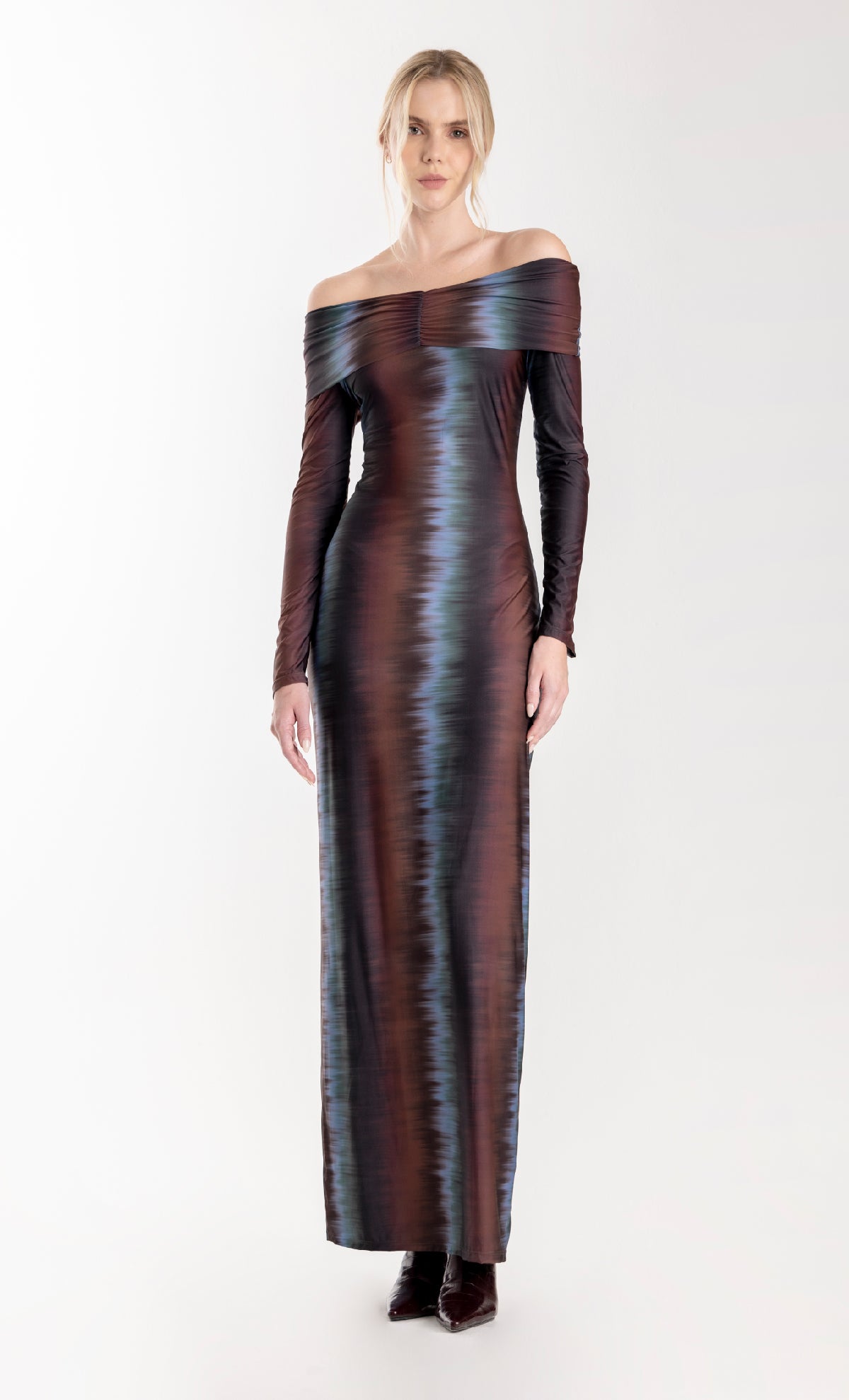 Vestido midi para mujer Centella Stripes