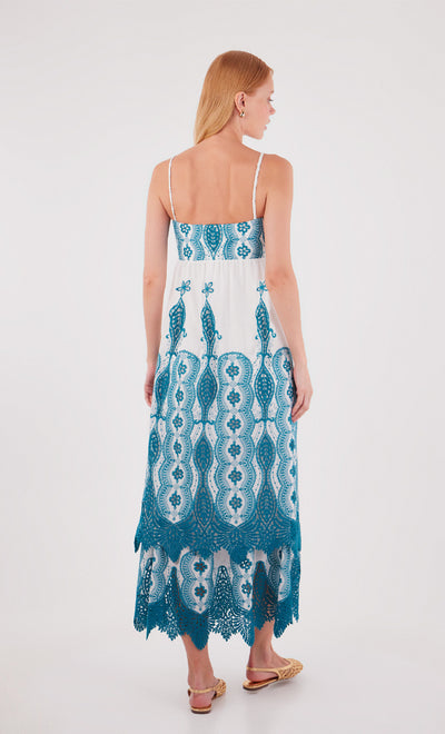 Vestido midi Egeo