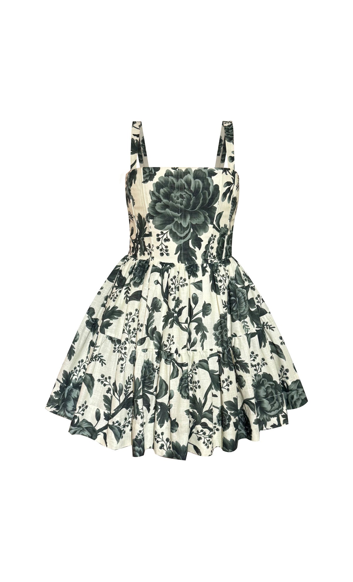 Vestido corto Arvensis Olive