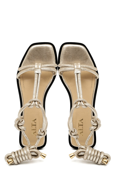 Tinna Gold Sandals