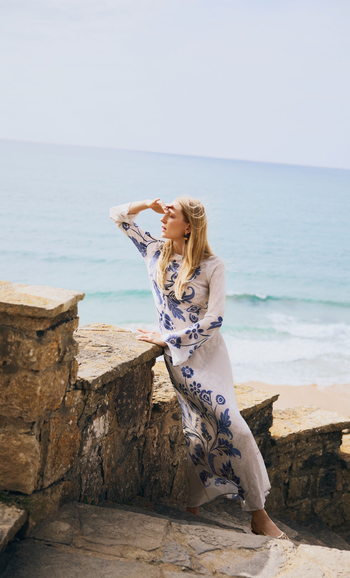 Vestido largo Venomous Blue